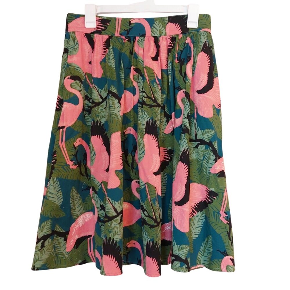 Voodoo Vixen Flamingo Skirt